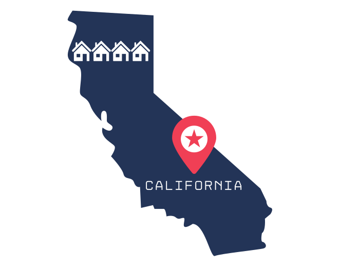 California state map