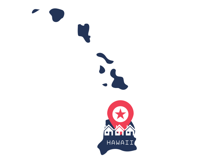 Hawaii state map