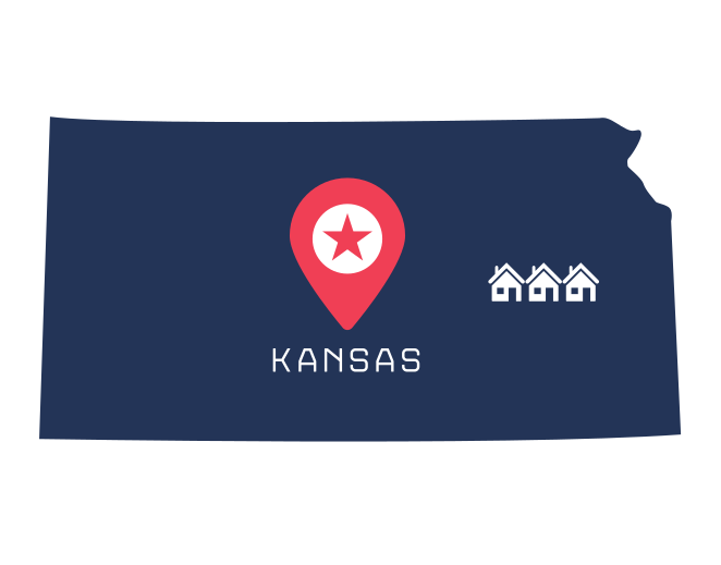 Kansas state map