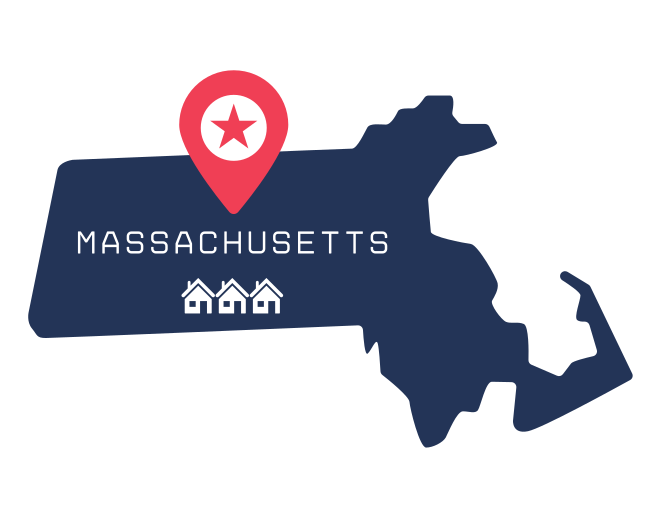 Massachusetts state map