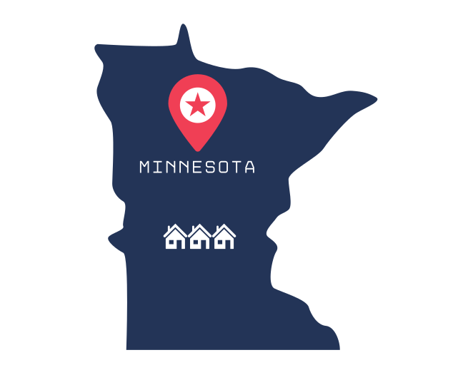 Minnesota state map