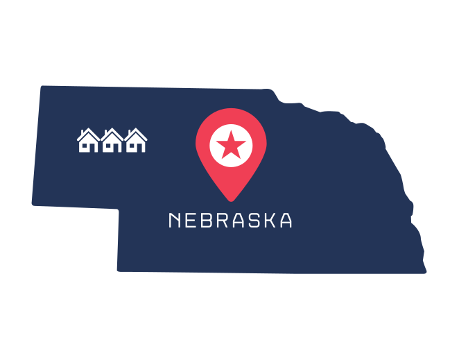 Nebraska state map