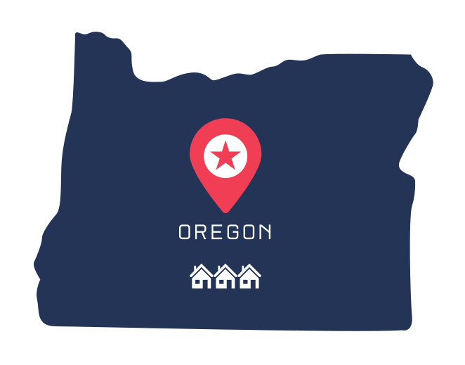 Oregon state map