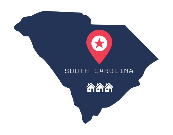 South Carolina state map
