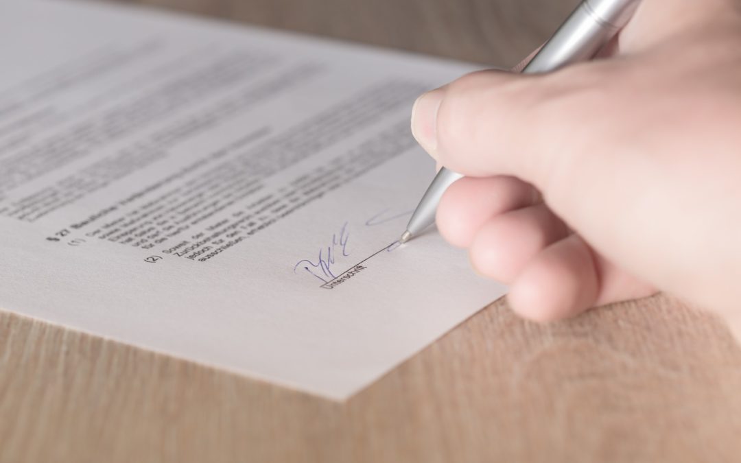 signing a multi year lease agreement